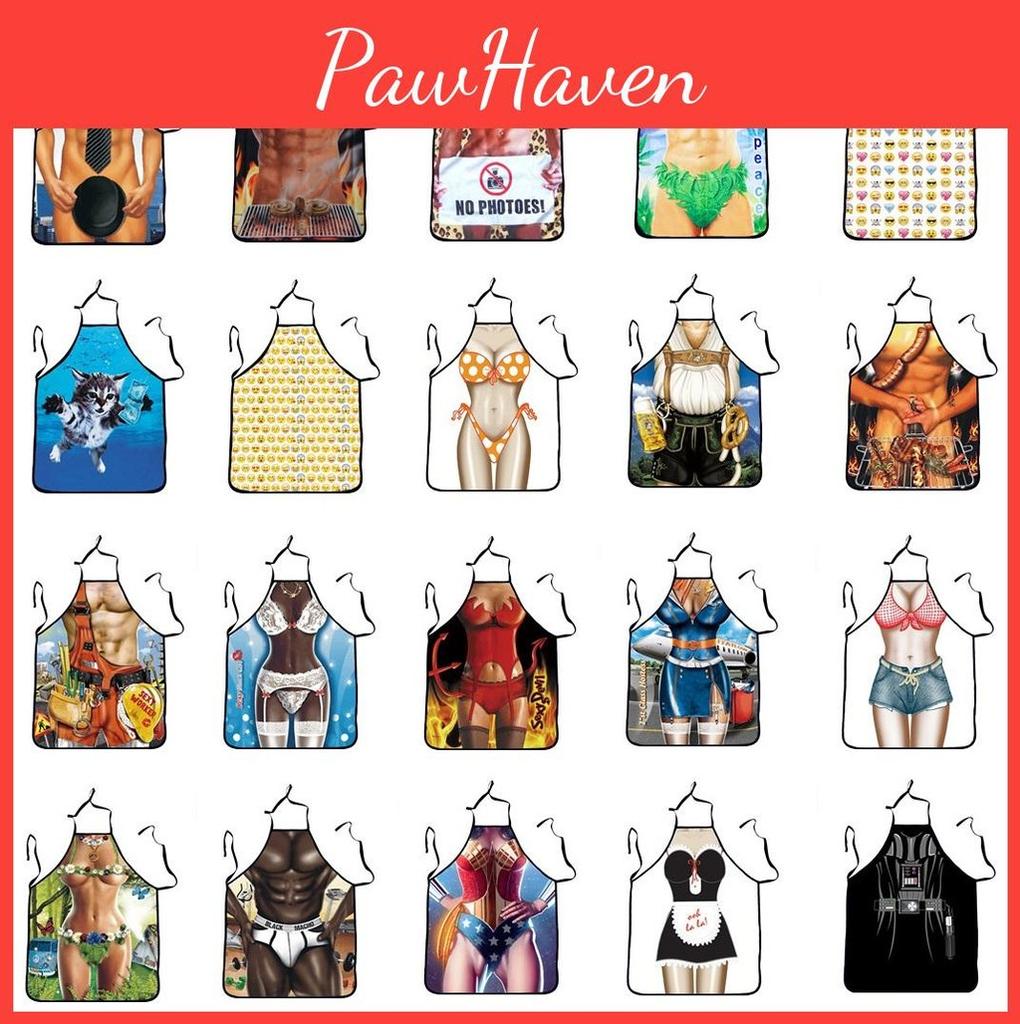 Superhero Women Men Apron Funny Novelty Chef Cooking Bbq Kitchen Aprons Cleaning