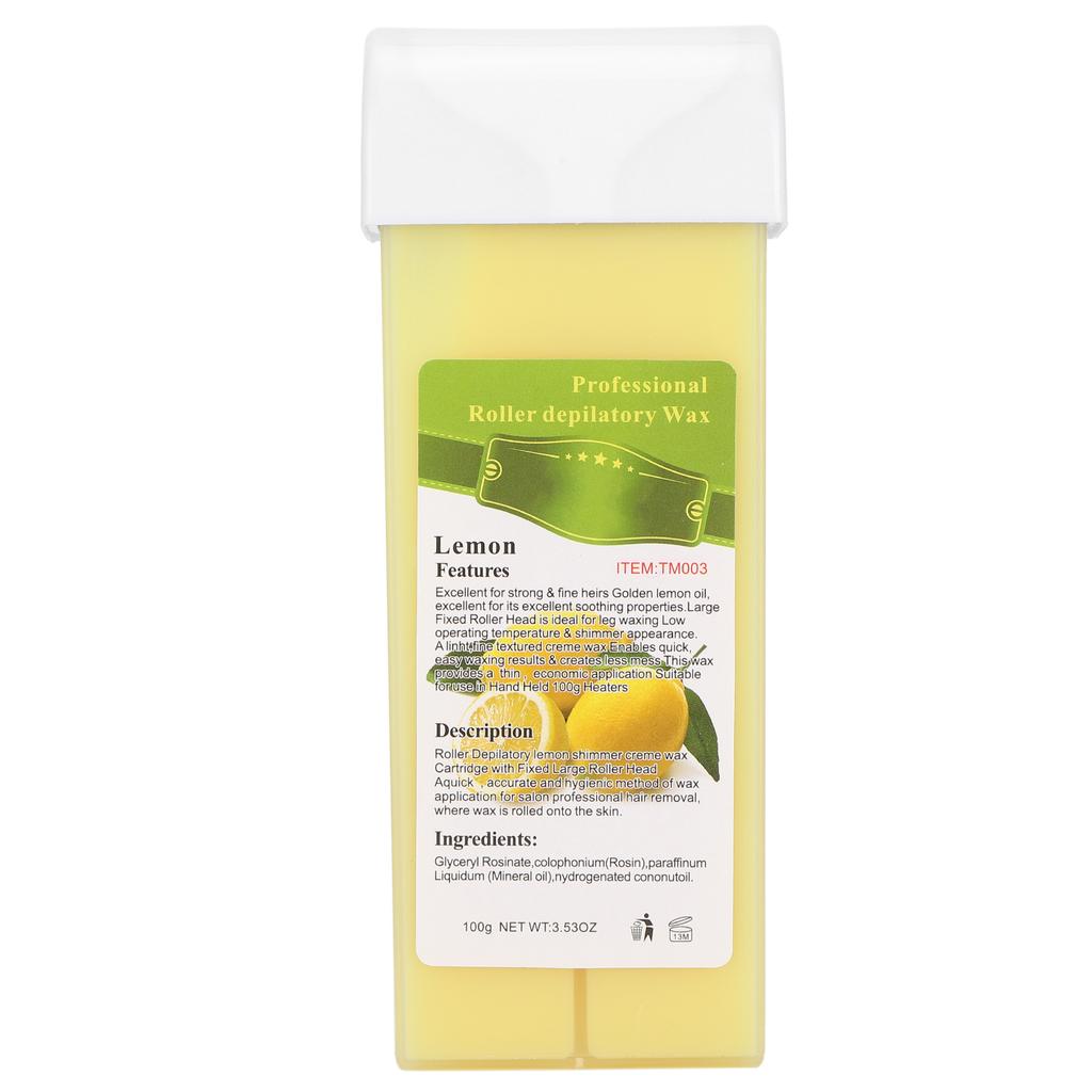 100g Professional Roller Depilatory Wax Home Hair Removal Large Area Body Hair Removal Wax Roller