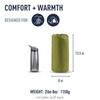 Sea to Summit Campingmatte rechteckig normal breit ST81107001 SI