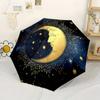 Celestial Design Automatic Folding Umbrella Lightweight Retractable Compact Umbrella For Outdoor Adventures And Festive Giftingt70