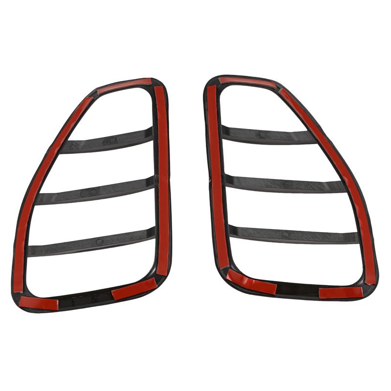 Precise Tail Light Lamp Covers Blinds ABS Rear Taillight Guard For Jeep Renegade 2016 2017 2018 2019 2020 2021, Black