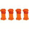 Tent Rope Paracord 4m X 4 Set Reflective Tarp Rope