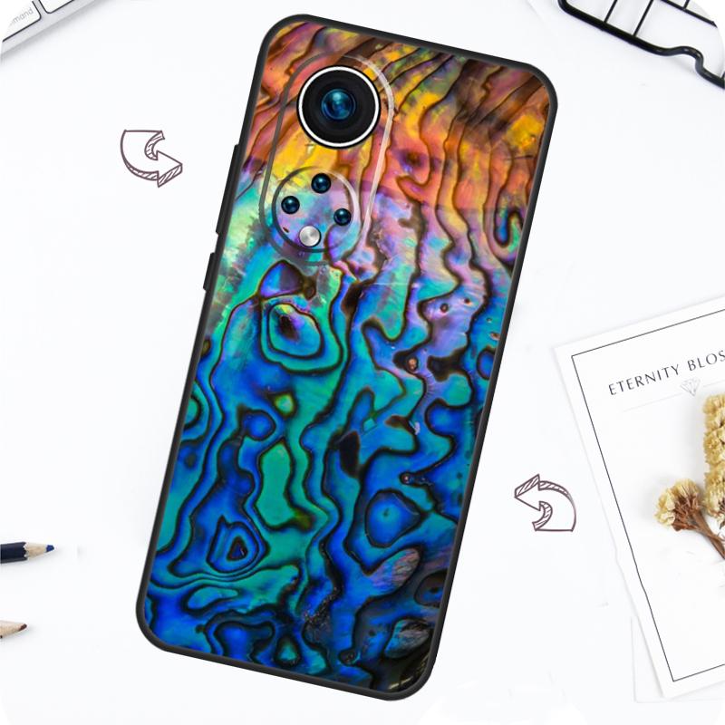 Abalone Sea Shell Texture Case For Honor Magic 7 Lite 5 6 Pro Honor 200 50 70 90 Lite X8b X9a X8a X8 X9 X9c X9b Cover