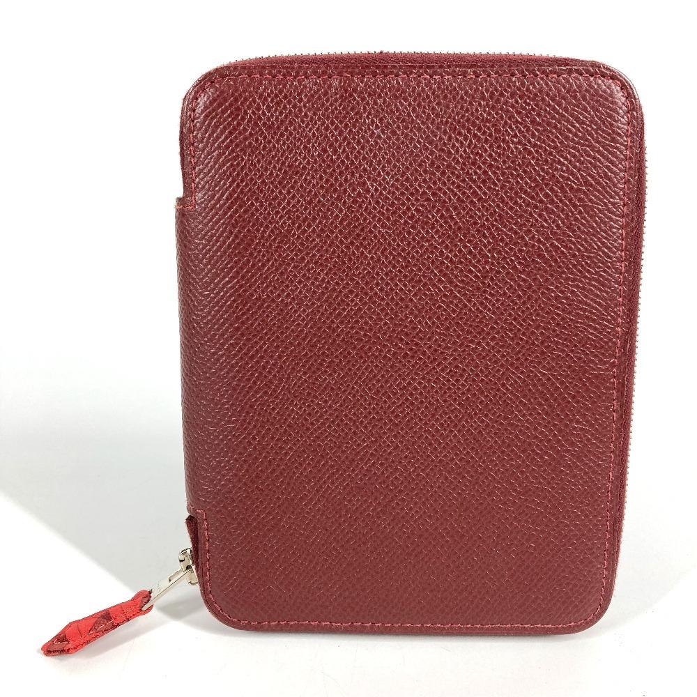 HERMES Azap Agenda Silk-In System Planner Stationery Zip Around Notebook cover