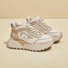 INS Korean Women's New Dad Shoes - Spring 2025 Thick-Soled Heightening Running & Casual Sneakers (XFK833)