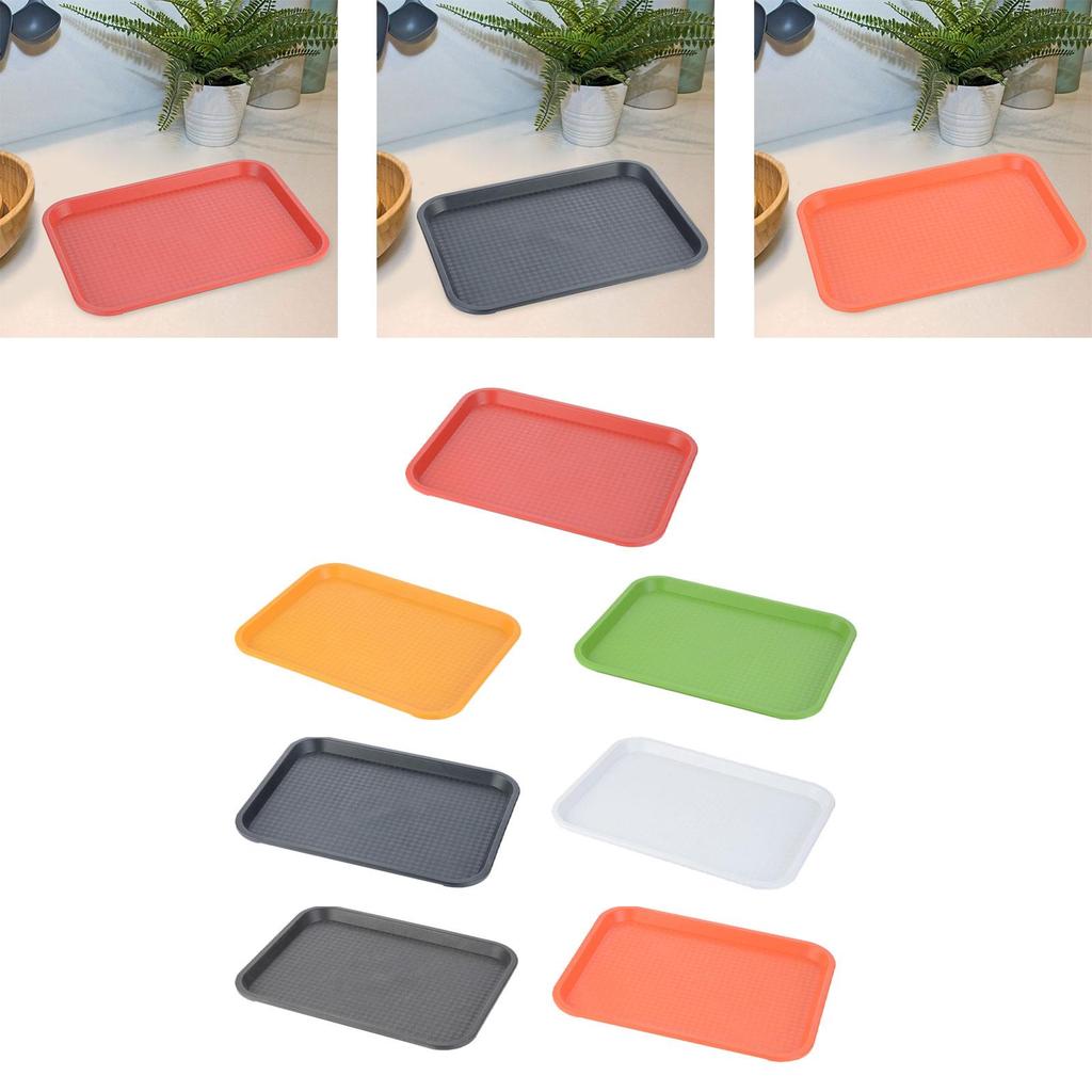 Serving Tray Platter Party Bathroom Vanity Snacks Meals Bathroom Multipurpose Office Sturdy Bathroom Vanity Tray Cosmetics Tray