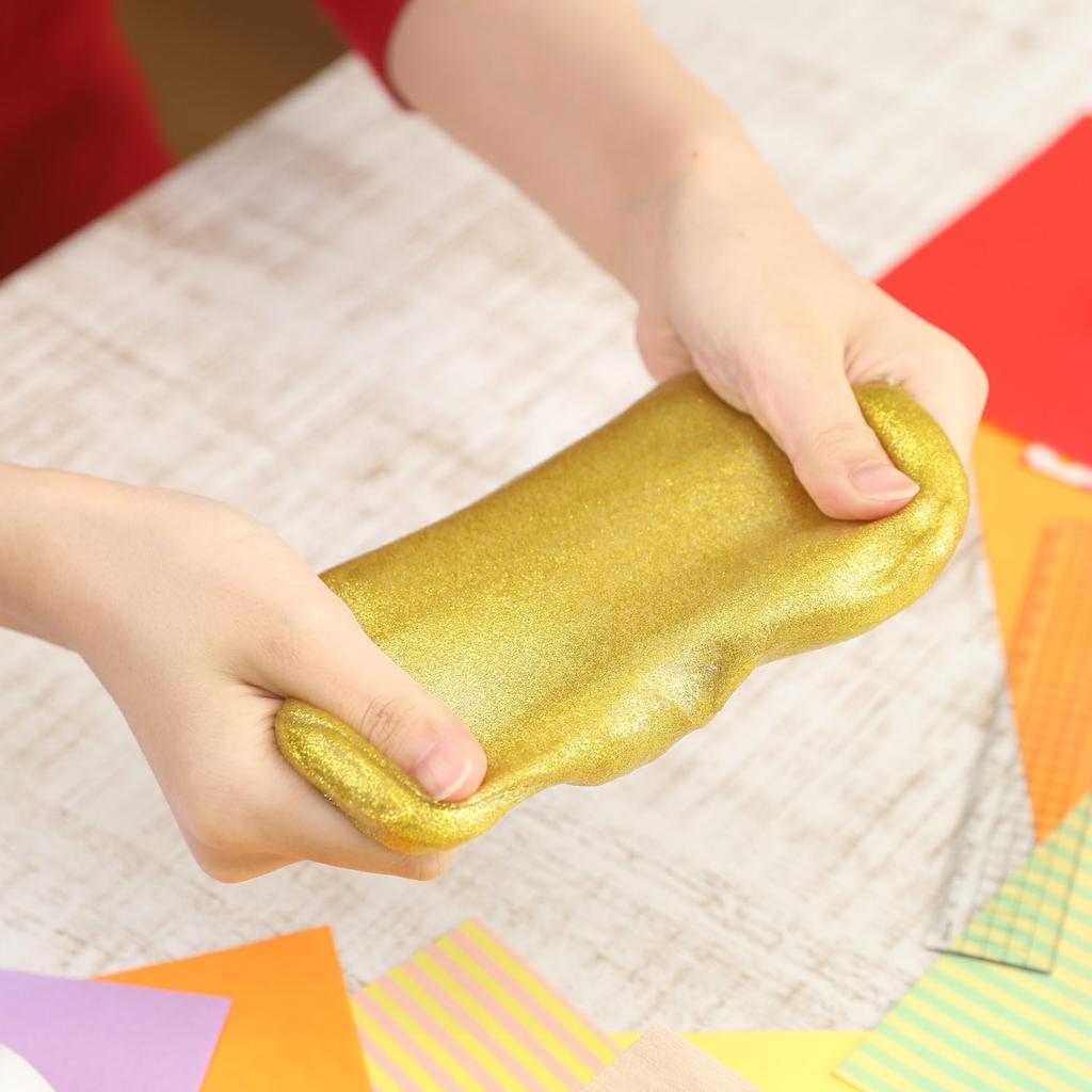 Glitter Glue Gold Liquid Glue 177ml Slime Multipurpose 2142246 ELMER'S
