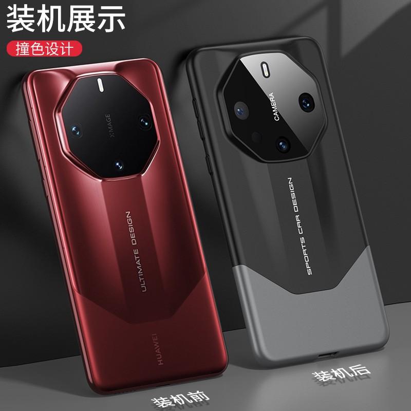 Premium PC Hard Case Mate 60 RS Ultimate Design Shockproof Matte Finish Color Block Style In Black Gray Red