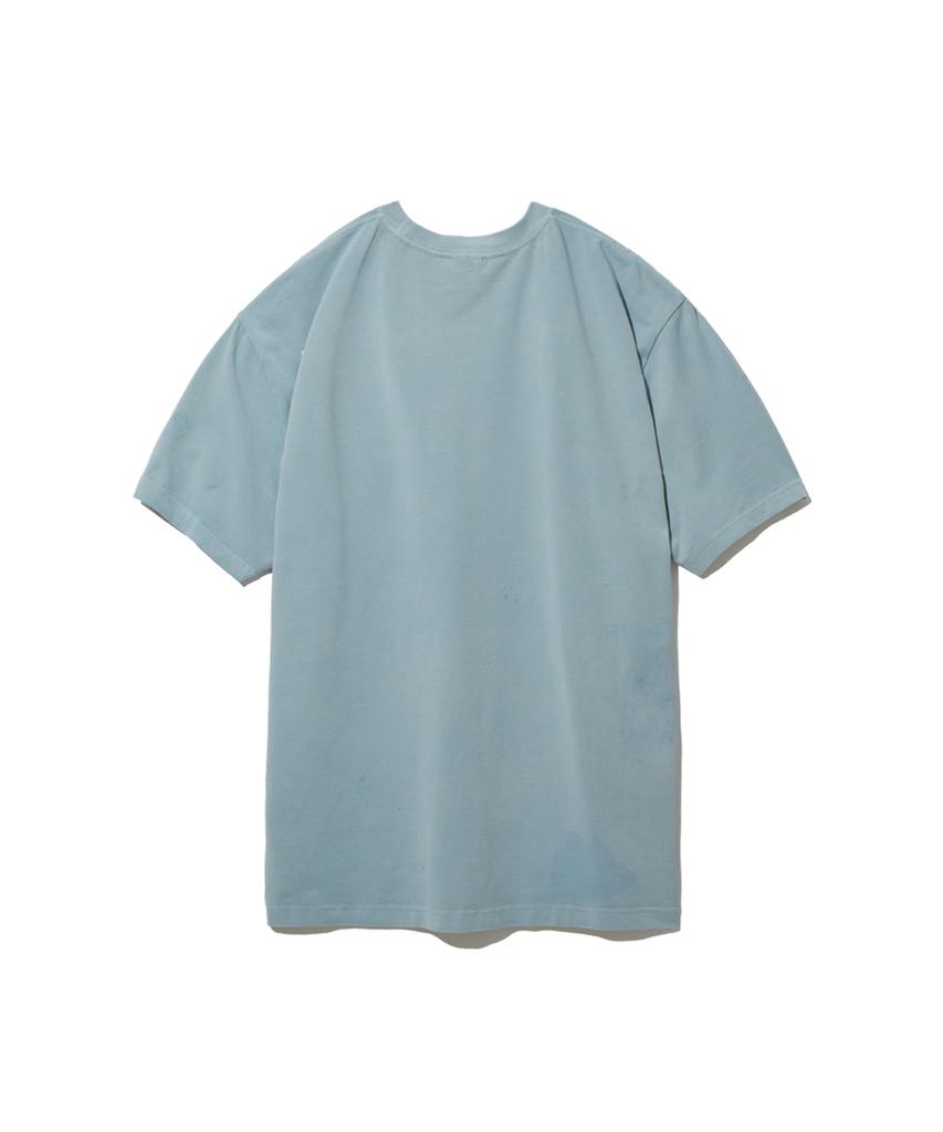 MADDEN Dyed Pocket Askin T-Shirt Pigment Blue