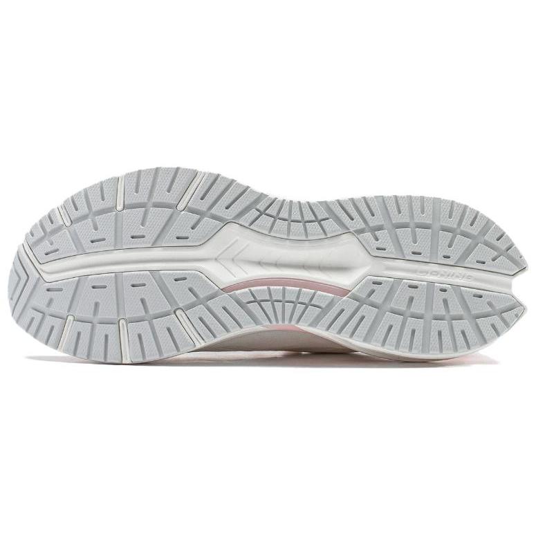 Li Ning Starry Cloud Comfortable Slip Resistant Abrasion Resistant Low Top Running Shoes Women's Pink White ARST068-1