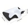 1pc Memory Foam Cervical Pillow, 2 in 1 Ergonomic Contour Orthopedic Pillow for Neck Pain, Contoured Support Pillows,Neck Pillow