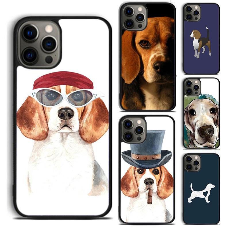 Cute Beagle Dog Phone Case For For iPhone 17 Air 16 15 11 12 13 14 Pro Max Plus coque