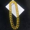 Colar masculino grande corrente hip hop resina exagerada geométrica gargantilha colar para coquetel