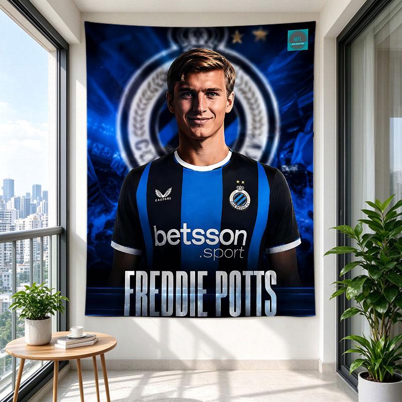 Freddie Potts Club Brugge Football Player Poster
