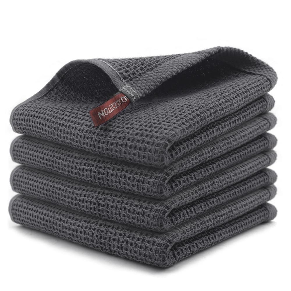 4/6 ks Bavlněná utěrka na nádobí Měkká Absorpční Kuchyňská utěrka Domácí Čisticí hadřík Kuchyňské nářadí Vychytávky Mycí hadřík