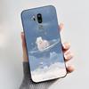 Cute Case For LG G7 thinQ Capa Coque Printing Shell Protective Cover For LG G7thinQ Fundas Soft Silicone Cartoon Black Casing