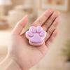 Yousheng Cute Cat Paw Fidget Toy, Stress Relief Clicker Button, Soft Palm Sized Decompression Gadget for Office Desk