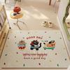Cute Cartoon Non-Slip Entrance Mat - Dirt-Resistant, Cuttable Coil Design