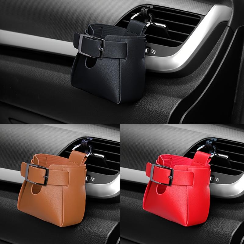Car Storage Vent Bag Storage Box Air Conditioning Vent Car Phone Bag Miscellaneous Hanging Bag Car Decoration Supplies