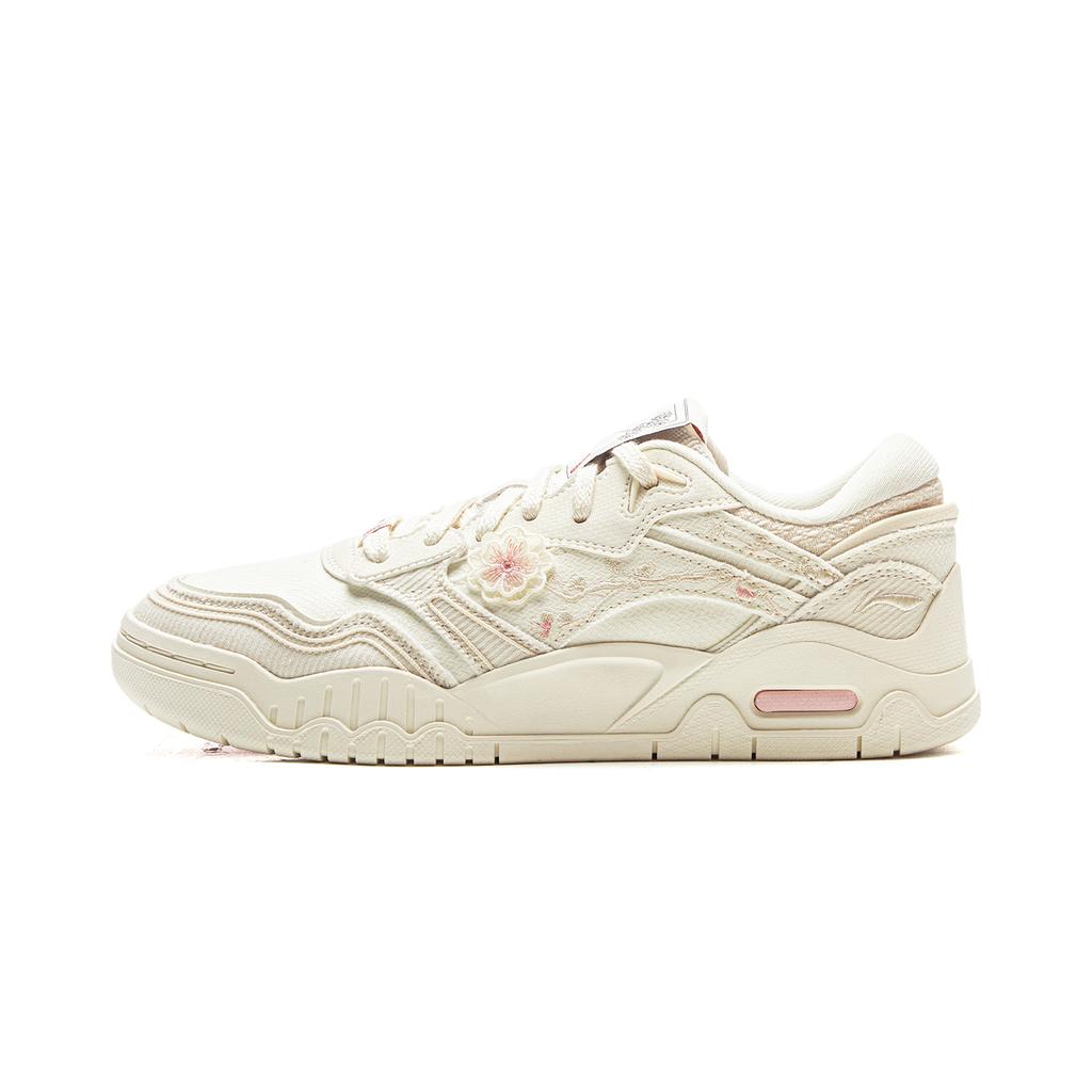 New LINING Moon White 3 Skateboard Shoes Women's Low Top Xuan Paper White AGCV078-12