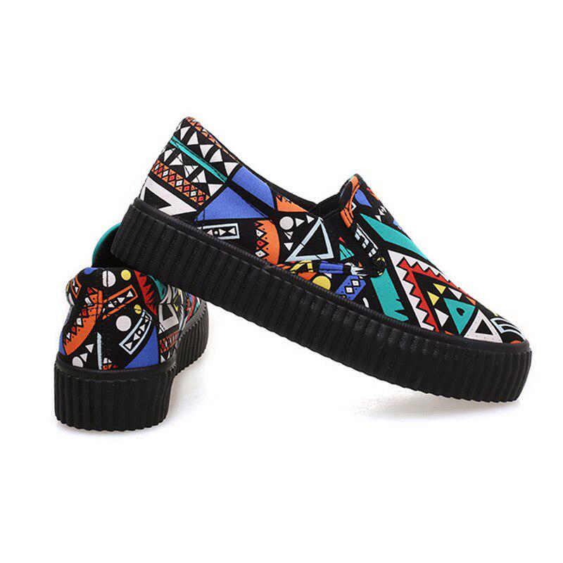 Lente Herfst Boheemse Stijl Schoenen Dames Dikke Zool Platte Loafers Dames Hoogte Toenemende Schoenen 3cm