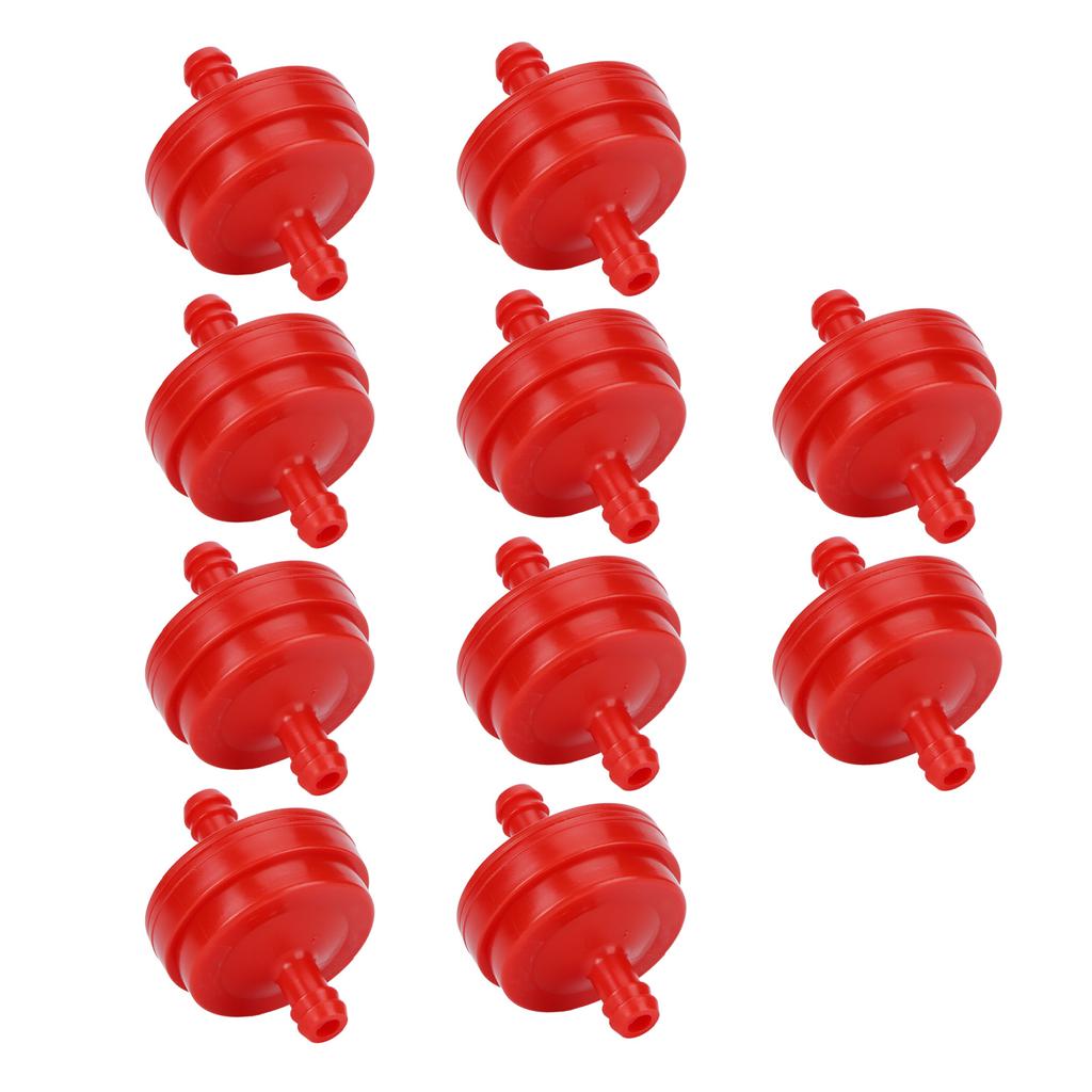 10Pcs Fuel Filter Element Replacement for Briggs Stratton 298090 298090S Lawn Mover Red