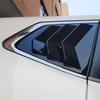 Car Accessories ABS Carbon Fiber Rear Side Window Louvers Shutters Blinds Cover Trim For Nissan Rogue X-Trail T32 2014-2017-