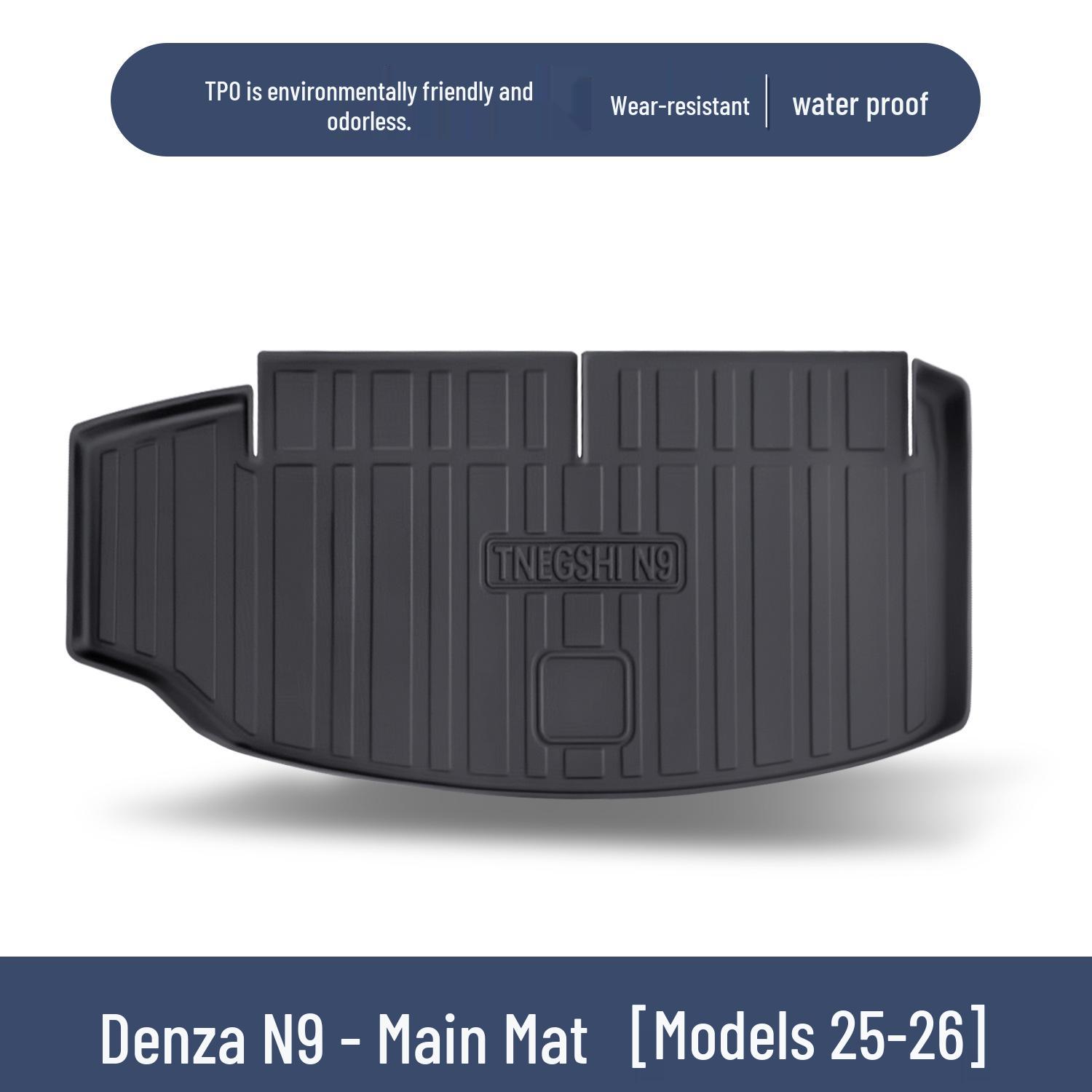 

Denza N9 Trunk Mat Special Accessories: TPE Interior Car Decoration Tail Box Mat 100*90 cm