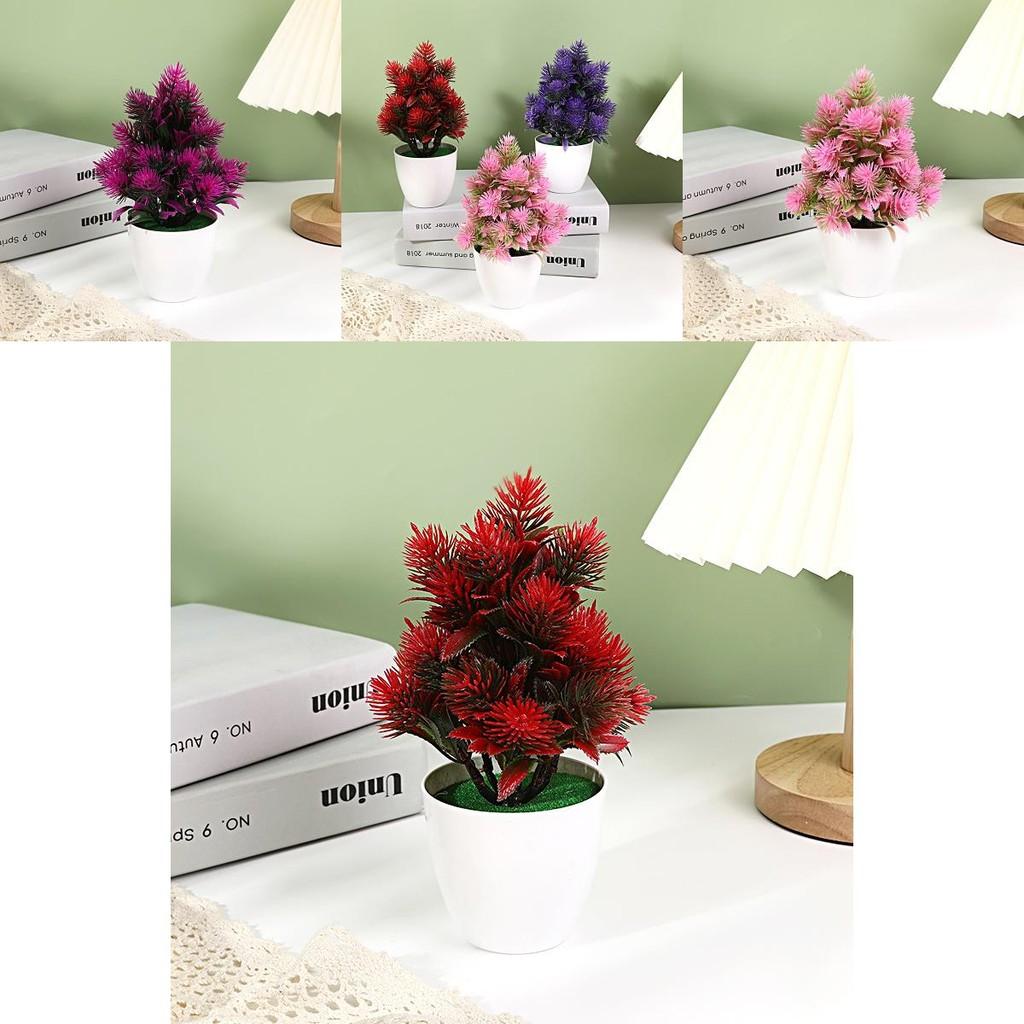 Plastic Faux Pinus Plant For Room Decor And Hotel Entrance With Durable Design