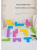Children's Wooden Educational Tetris Calendar Puzzle Game
