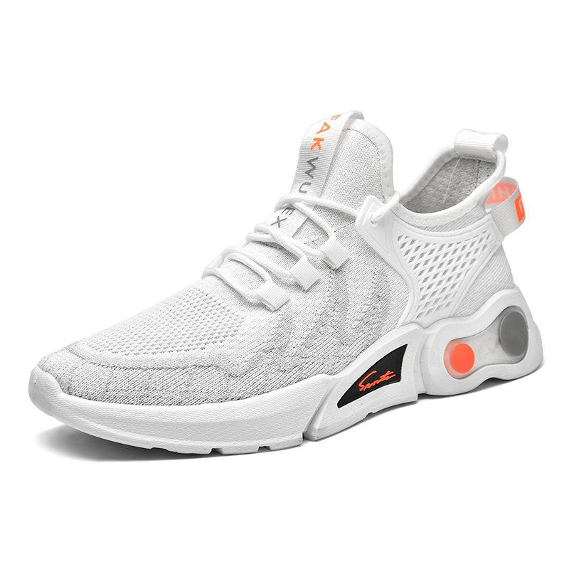Mode Herrsneakers Enkla Herrars Fritidsskor Vår Utomhus Halkfria Herrskor Zapatos Para Hombres Andningsbara Herr Löparskor