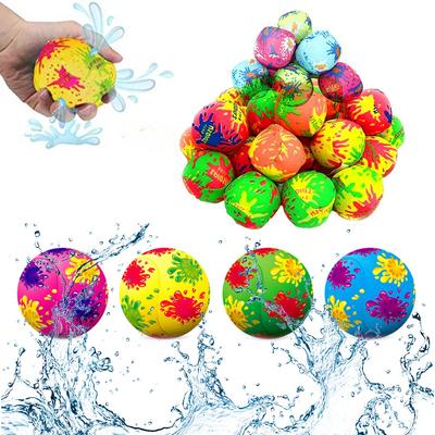 10-30 Stück Wiederverwendbare Kinder-Wasserabsorbierende Stoffbälle - Sommer Strand Schwimmbad Party Spielzeug Spaß Wasserspiel Geschenke Für Kinder