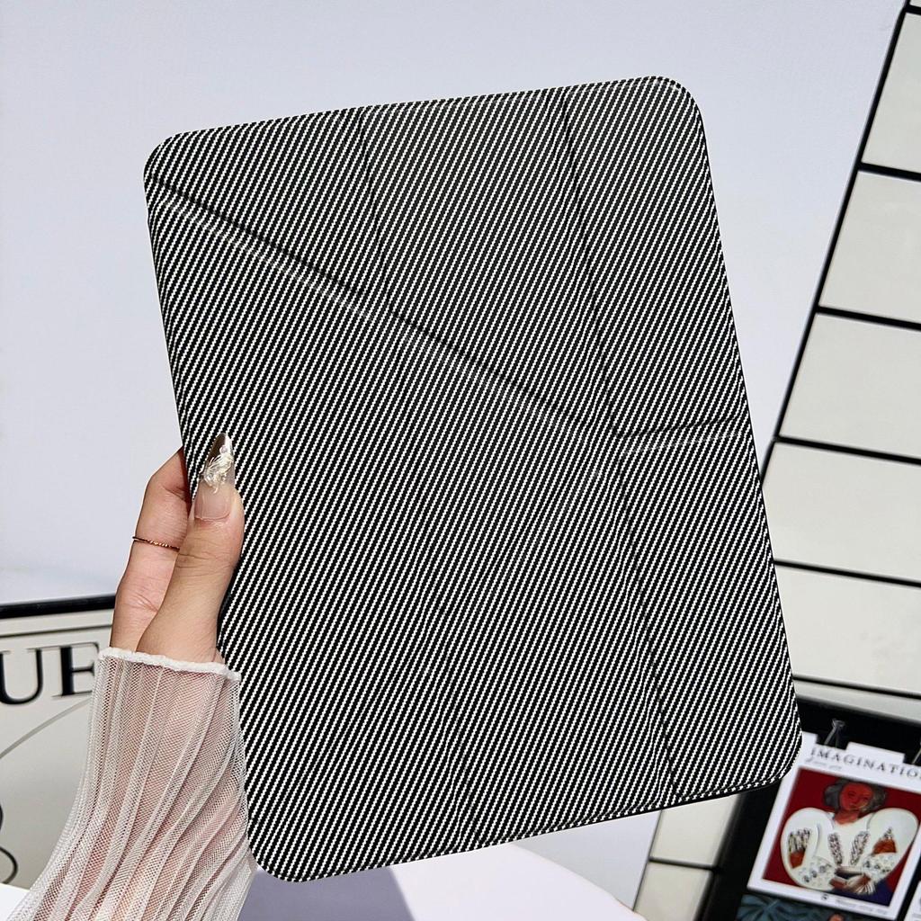 Y-Fold Carbon Fiber iPad Mini 6 Case, 2025 Model, 10th Gen Compatible