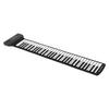 61 Keys Roll Up Piano Portable 16 Tones 6 Demo Songs Support Headphone Sound Output Electronic Hand