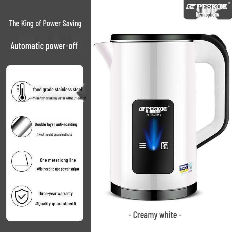 Hervidor Eléctrico Aislado Wanlida con Apagado Automático para Uso Doméstico y Hotelero