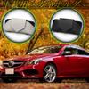 Car Holder Storage Case with Magnetic Closure and Clip [ASPALAND] Glasses/Sunglasses (Brown)