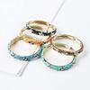 Traditional Flower Bangle Colorful Women's Hand Bracelet Handicraft Vintage Cloisonne Bangle  Girls