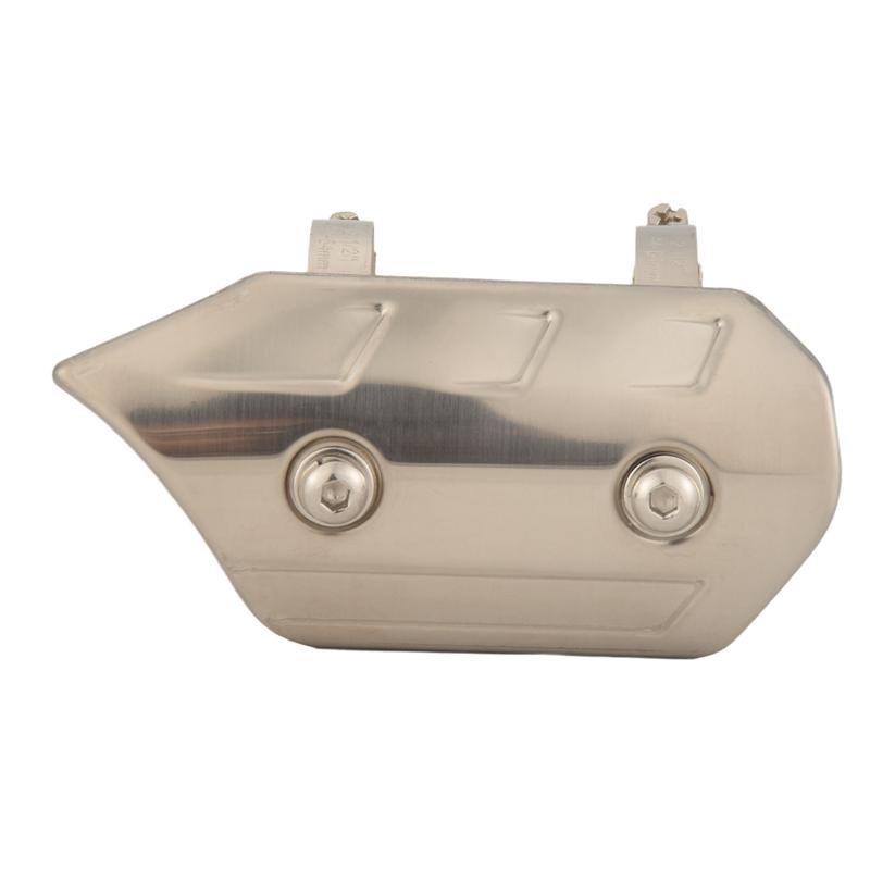 A33K-Motorcycle Universal Heat ulation Plate Exhaust Pipe Anti-Hot Cover Connection Pipe Anti-Scratch Protective Cover