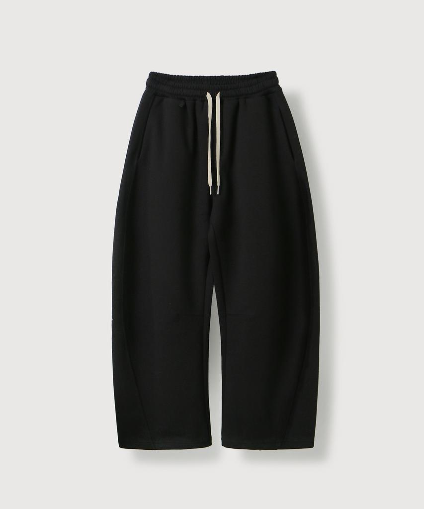 MOOD INSIDE Curved Sweat Wide Pants_3 Colors