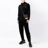 Emporio Armani Velvet Effect Logo Hoodie Men hoodies Black 6K1M89-1JDPZ-0999