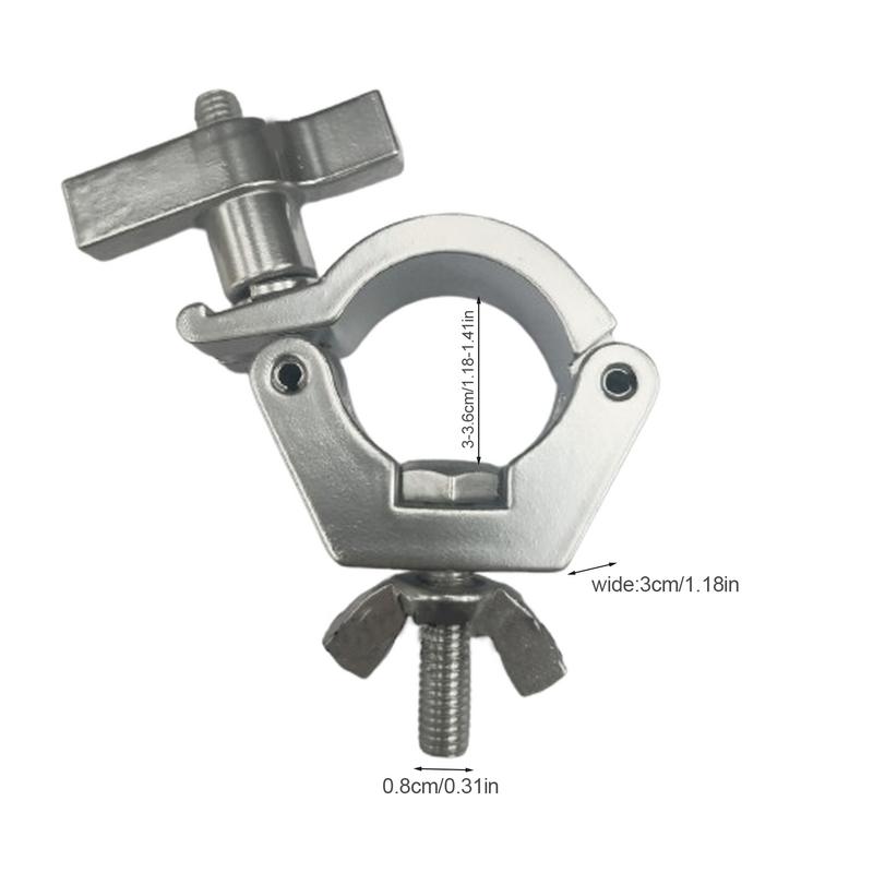 Truss Clamp For Light Aluminum Alloy Truss Clamp Swivel For Lights Lightweight Multifunctional Stable Stage Lighting Accessories