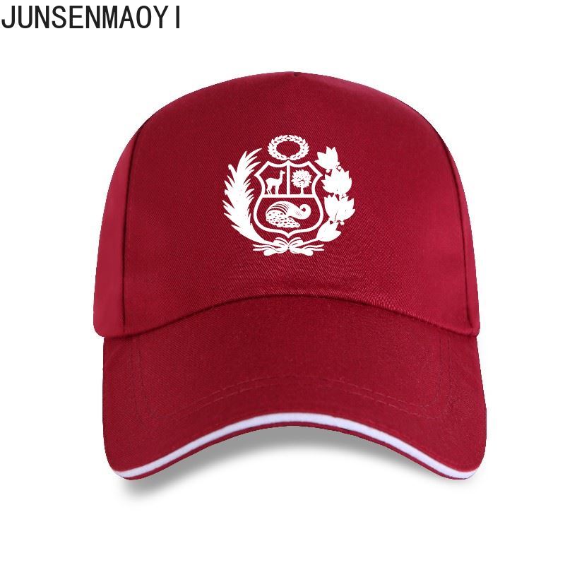 Men Women Baseball Cap Peru Peruvian Coat of Arms White Slim Fit Tops Unisex Fashion Snapback Trucker Cap Hip Hop Hats