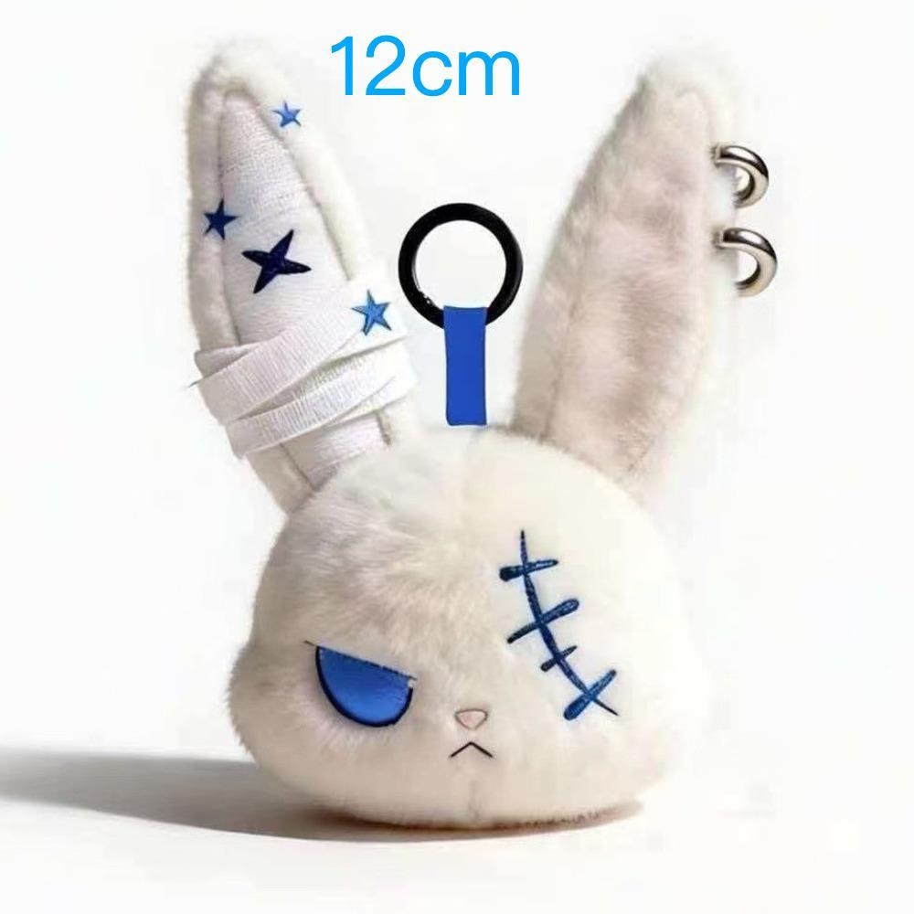 26 New Models 20Cm Rabbit Plush Keychain Halloween Bunnys Plush Toy Keychain Easter Bunny Plush Dark Rabbit Keychain Easter Gif
