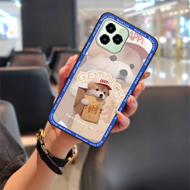 TPU Couple Phone Case For Oukitel C21 Pro Soft case Cartoon Cute Fashion Design Dirt-resistant Protective Anti-dust