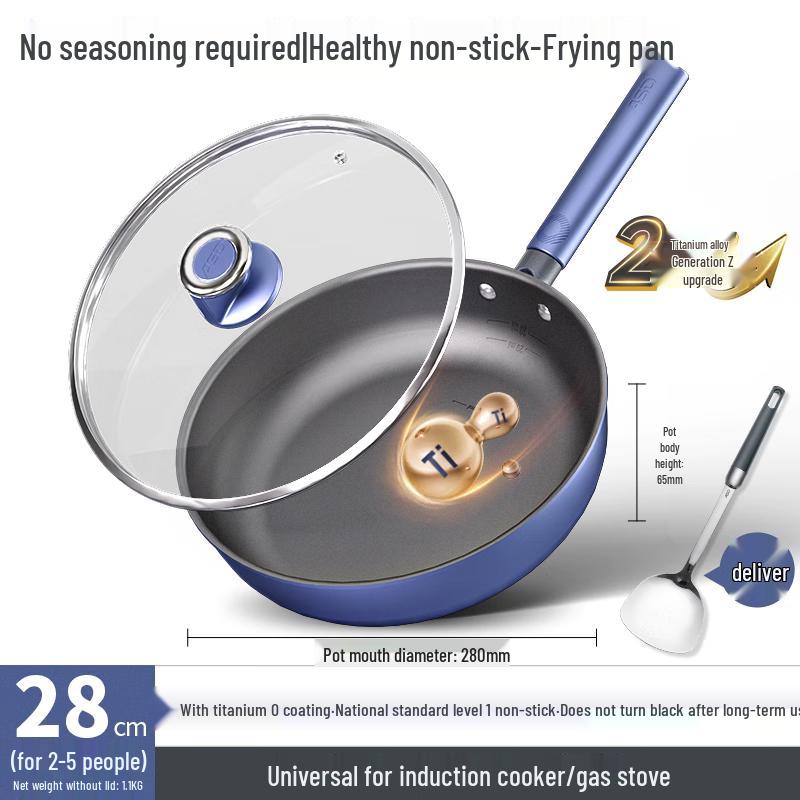 ASD Titanium Non-Stick Frying Pan