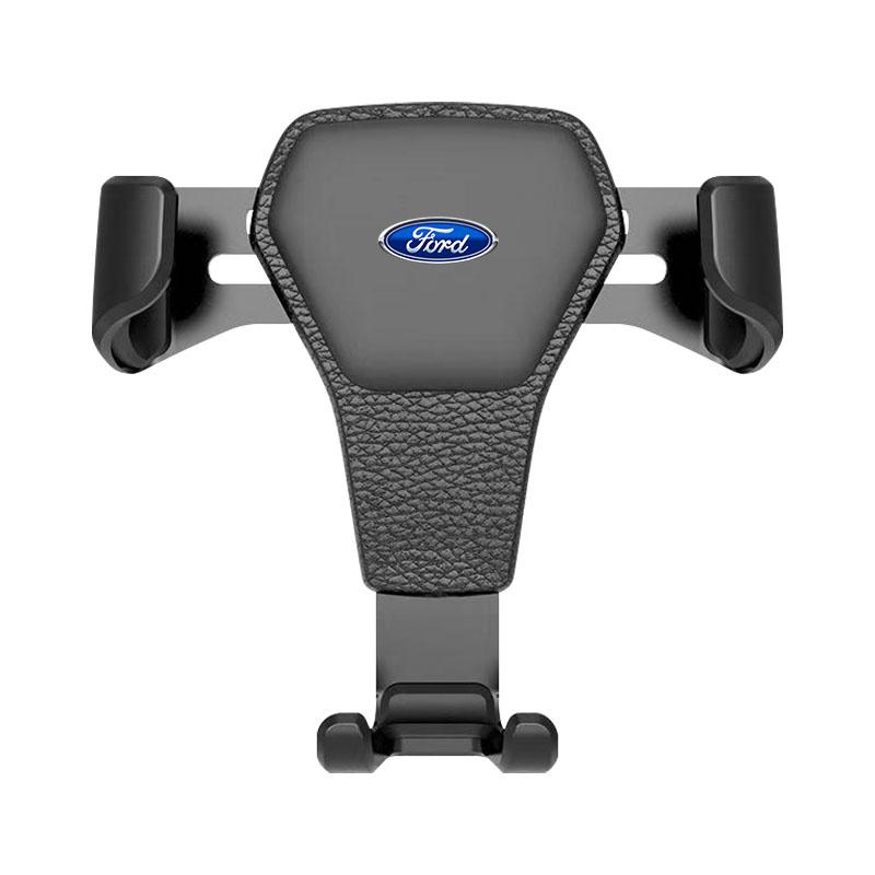 Car Badge Phone Holder Bracket Air Clip Mount Stand Accessories For Ford Focus Mk3 Fiesta Ranger Fusion Mondeo Mustang Fusion Kuga Ecosport