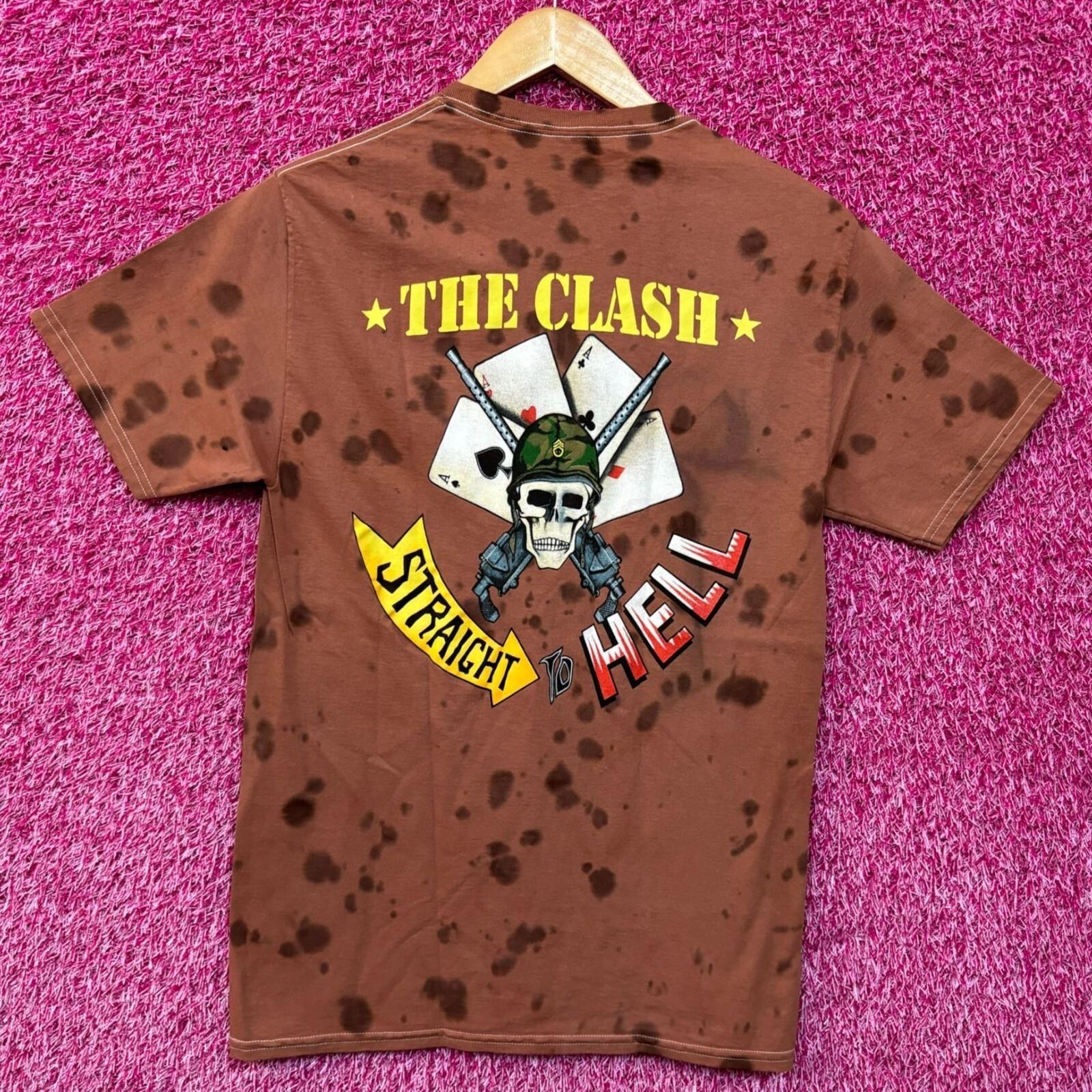 The Clash Straight to Hell Combat Rock Punk Rock Tie Dye S XXXL