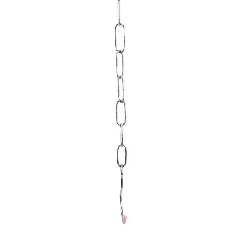 1 Pc Stainless Steel Clothes Chain Wardrobe Storage Chain Hanger Storage Creative Wardrobe Multi-function Clothes Hook