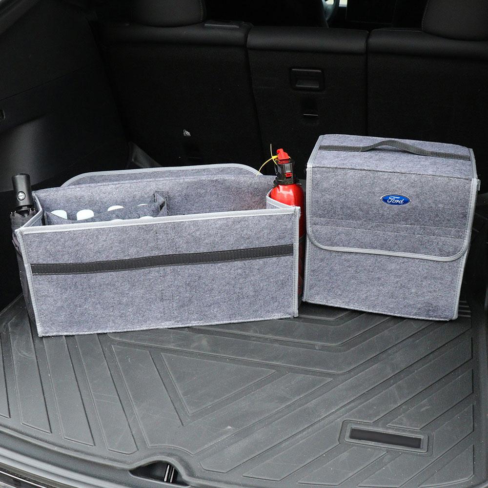 Car Trunk Large Capacity Sundries Storage Box Organizer Bag Tool Case For Ford Focus Mondeo Kuga Fiesta MK7 Escort Explorer Edge 2 4 MK2 MK4