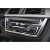 For BMW 3 4 Series 2013-2019 Matte Silver Central Console CD Button Cover Trim